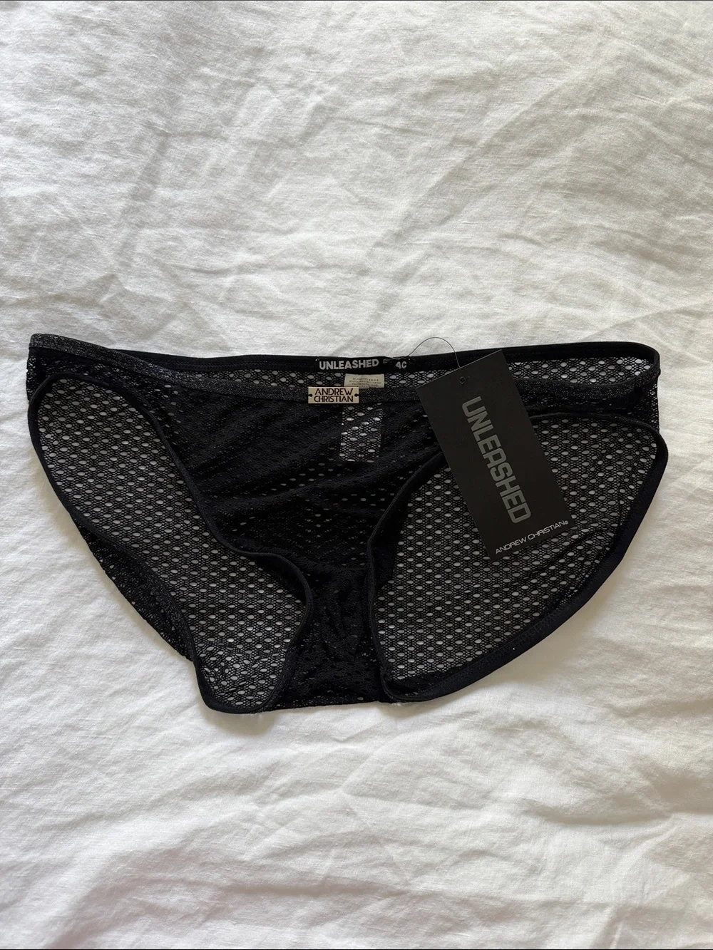 Andrew Christian UNLEASHED XL mesh briefs NWT